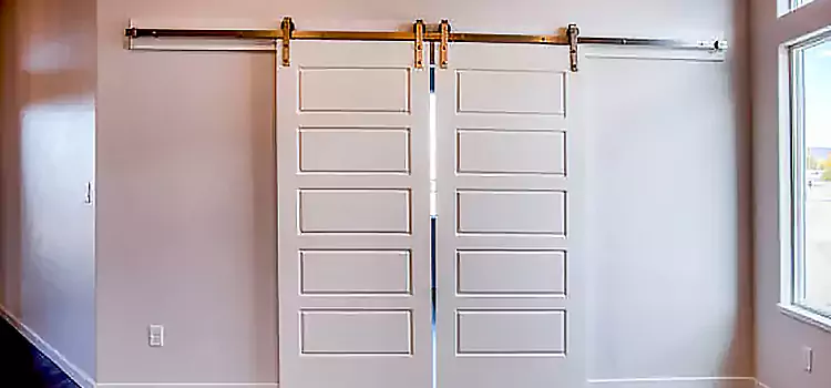 Glass Barn Door with Installation Hardware Kit Bella Vista